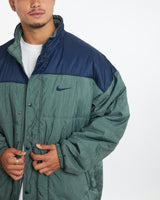 Vintage 90s Nike Puffer Jacket <br>XXL , The Real Deal , newtown, sydney, australia, thrift store, opshop, preloved, secondhand, sustainable, retro, antique, 70s, 80s, 90s, 2000s, 00s, fashion, clothing, streetwear, trendy, garment, style, boutique, store, shop, archive, sale, cheap, best, top