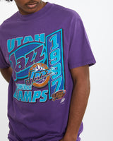 Vintage 1997 NBA Utah Jazz Tee <br>L