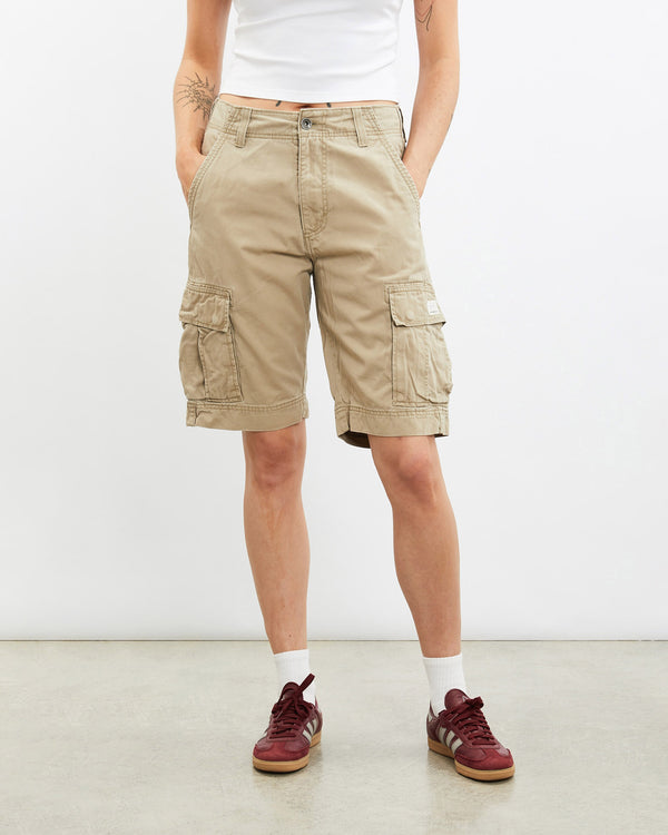 Vintage, Levi's, Cargo, Shorts, The Real Deal, size 31", colour Beige, newtown, sydney, australia, thrift store, opshop, preloved, secondhand, sustainable, retro, antique, 70s, 80s, 90s, 2000s, 00s, fashion, clothing, streetwear, trendy, garment, style, boutique, store, shop, archive, sale, cheap, best, top, Shorts