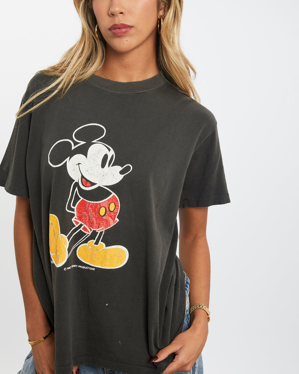 Vintage 80s Disney Mickey Mouse Tee <br>XS , The Real Deal , newtown, sydney, australia, thrift store, opshop, preloved, secondhand, sustainable, retro, antique, 70s, 80s, 90s, 2000s, 00s, fashion, clothing, streetwear, trendy, garment, style, boutique, store, shop, archive, sale, cheap, best, top