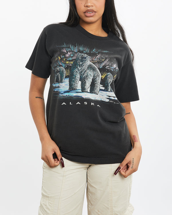 Vintage 1996 Wildlife Polar Bear Tee <br>S