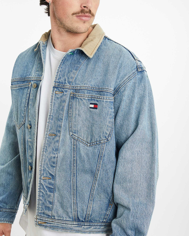 Vintage 90s Tommy Hilfiger Denim Jacket <br>XL