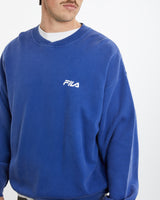 Vintage 90s Fila Sweatshirt <br>XL , The Real Deal , newtown, sydney, australia, thrift store, opshop, preloved, secondhand, sustainable, retro, antique, 70s, 80s, 90s, 2000s, 00s, fashion, clothing, streetwear, trendy, garment, style, boutique, store, shop, archive, sale, cheap, best, top