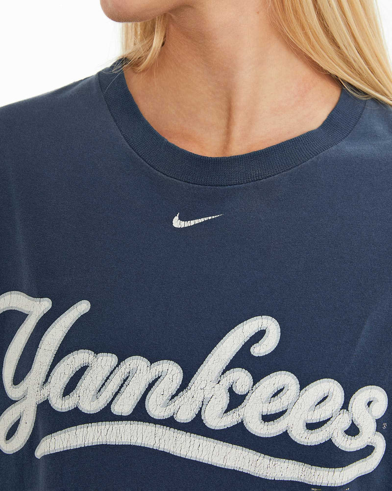 Vintage Nike MLB New York Yankees Tee <br>M , The Real Deal , newtown, sydney, australia, thrift store, opshop, preloved, secondhand, sustainable, retro, antique, 70s, 80s, 90s, 2000s, 00s, fashion, clothing, streetwear, trendy, garment, style, boutique, store, shop, archive, sale, cheap, best, top