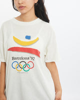 1992 Barcelona Olympics Tee <br>XS , The Real Deal , newtown, sydney, australia, thrift store, opshop, preloved, secondhand, sustainable, retro, antique, 70s, 80s, 90s, 2000s, 00s, fashion, clothing, streetwear, trendy, garment, style, boutique, store, shop, archive, sale, cheap, best, top