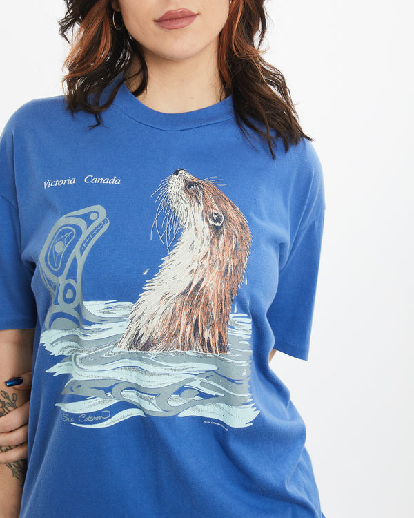 Vintage Otter Wildlife Tee <br>M