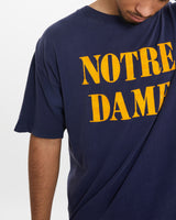 Vintage 80s University of Notre Dame Tee <br>M , The Real Deal , newtown, sydney, australia, thrift store, opshop, preloved, secondhand, sustainable, retro, antique, 70s, 80s, 90s, 2000s, 00s, fashion, clothing, streetwear, trendy, garment, style, boutique, store, shop, archive, sale, cheap, best, top