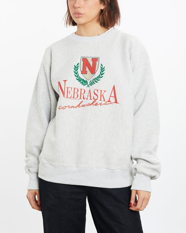 Vintage 1990 NCAA University of Nebraska Huskers Sweatshirt <br>M