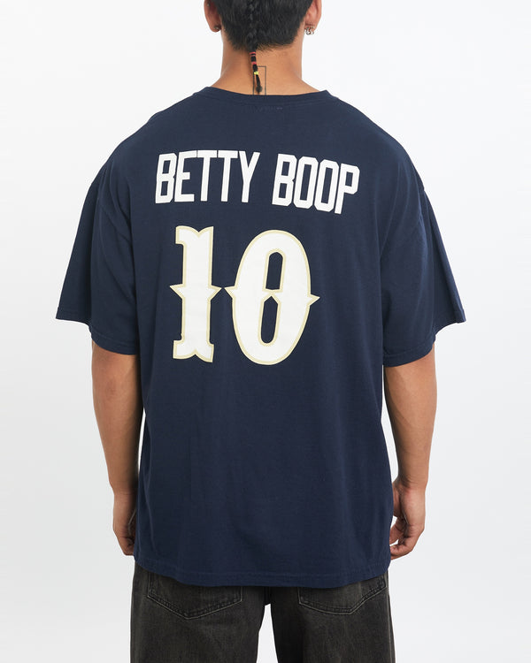 Vintage Betty Boop Hartford Colonials Football Tee <br>XL , The Real Deal , newtown, sydney, australia, thrift store, opshop, preloved, secondhand, sustainable, retro, antique, 70s, 80s, 90s, 2000s, 00s, fashion, clothing, streetwear, trendy, garment, style, boutique, store, shop, archive, sale, cheap, best, top