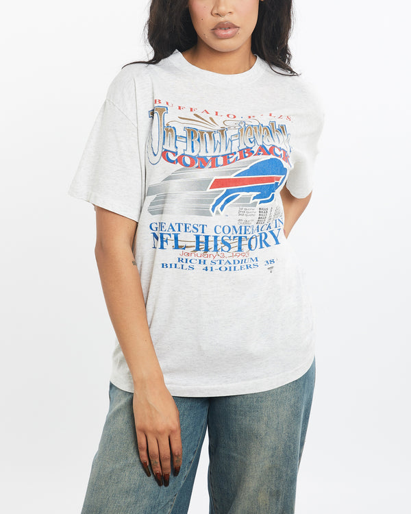 Vintage 1993 NFL Buffalo Bills Tee <br>S , The Real Deal , newtown, sydney, australia, thrift store, opshop, preloved, secondhand, sustainable, retro, antique, 70s, 80s, 90s, 2000s, 00s, fashion, clothing, streetwear, trendy, garment, style, boutique, store, shop, archive, sale, cheap, best, top