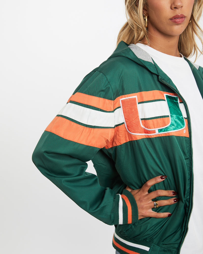 Vintage NCAA Miami Hurricanes Jacket <br>XS , The Real Deal , newtown, sydney, australia, thrift store, opshop, preloved, secondhand, sustainable, retro, antique, 70s, 80s, 90s, 2000s, 00s, fashion, clothing, streetwear, trendy, garment, style, boutique, store, shop, archive, sale, cheap, best, top