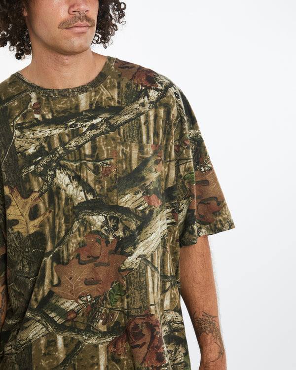 Vintage 90s Russell Athletic Realtree Camo Tee <br>XXL