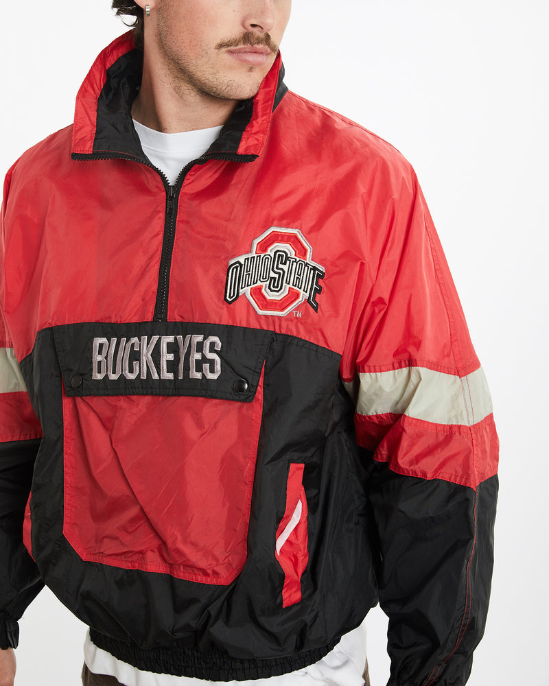 Vintage 90s NCAA Ohio State Buckeyes Windbreaker Jacket <br>L