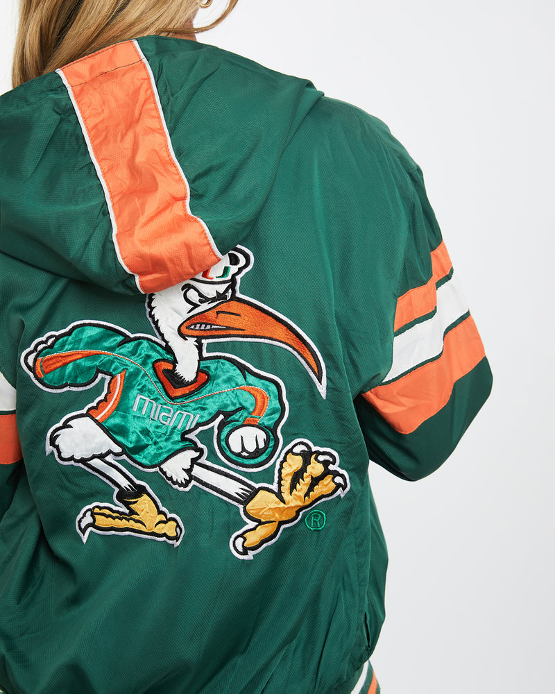 Vintage NCAA Miami Hurricanes Jacket <br>XS , The Real Deal , newtown, sydney, australia, thrift store, opshop, preloved, secondhand, sustainable, retro, antique, 70s, 80s, 90s, 2000s, 00s, fashion, clothing, streetwear, trendy, garment, style, boutique, store, shop, archive, sale, cheap, best, top