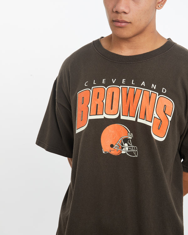 Vintage NFL Cleveland Browns Tee <br>L , The Real Deal , newtown, sydney, australia, thrift store, opshop, preloved, secondhand, sustainable, retro, antique, 70s, 80s, 90s, 2000s, 00s, fashion, clothing, streetwear, trendy, garment, style, boutique, store, shop, archive, sale, cheap, best, top