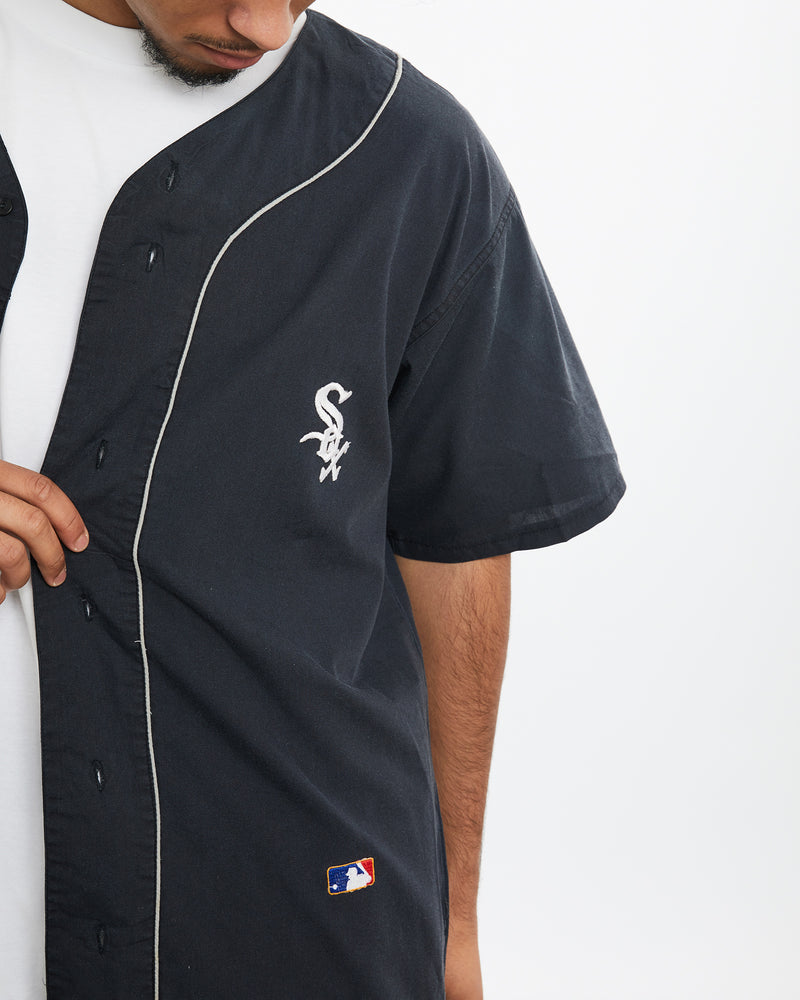 Vintage 90s MLB Chicago White Sox Jersey <br>M , The Real Deal , newtown, sydney, australia, thrift store, opshop, preloved, secondhand, sustainable, retro, antique, 70s, 80s, 90s, 2000s, 00s, fashion, clothing, streetwear, trendy, garment, style, boutique, store, shop, archive, sale, cheap, best, top