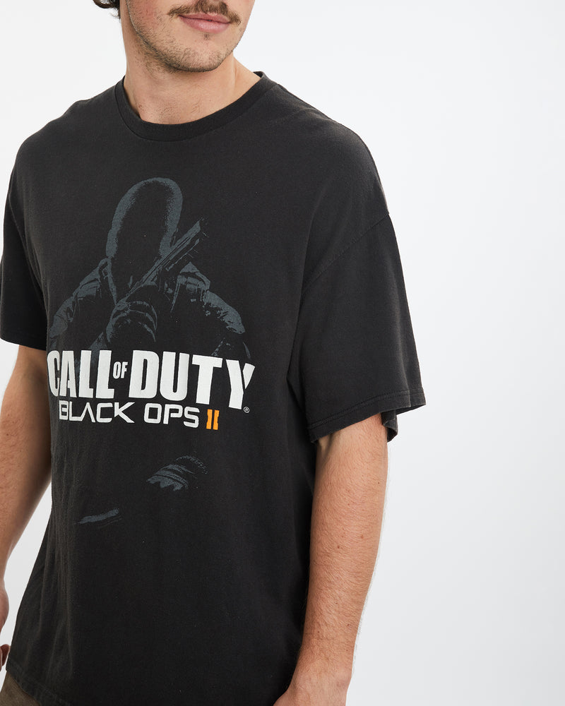 Call of Duty Black Ops 2 Tee <br>XL , The Real Deal , newtown, sydney, australia, thrift store, opshop, preloved, secondhand, sustainable, retro, antique, 70s, 80s, 90s, 2000s, 00s, fashion, clothing, streetwear, trendy, garment, style, boutique, store, shop, archive, sale, cheap, best, top