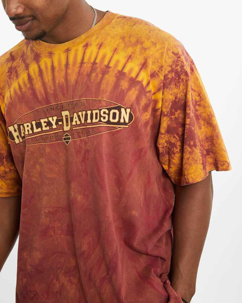 Vintage 90s Harley Davidson Tee <br>XL , The Real Deal , newtown, sydney, australia, thrift store, opshop, preloved, secondhand, sustainable, retro, antique, 70s, 80s, 90s, 2000s, 00s, fashion, clothing, streetwear, trendy, garment, style, boutique, store, shop, archive, sale, cheap, best, top