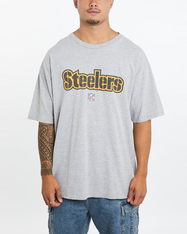 Vintage Reebok NFL Pittsburgh Steelers Tee <br>XL , The Real Deal , newtown, sydney, australia, thrift store, opshop, preloved, secondhand, sustainable, retro, antique, 70s, 80s, 90s, 2000s, 00s, fashion, clothing, streetwear, trendy, garment, style, boutique, store, shop, archive, sale, cheap, best, top