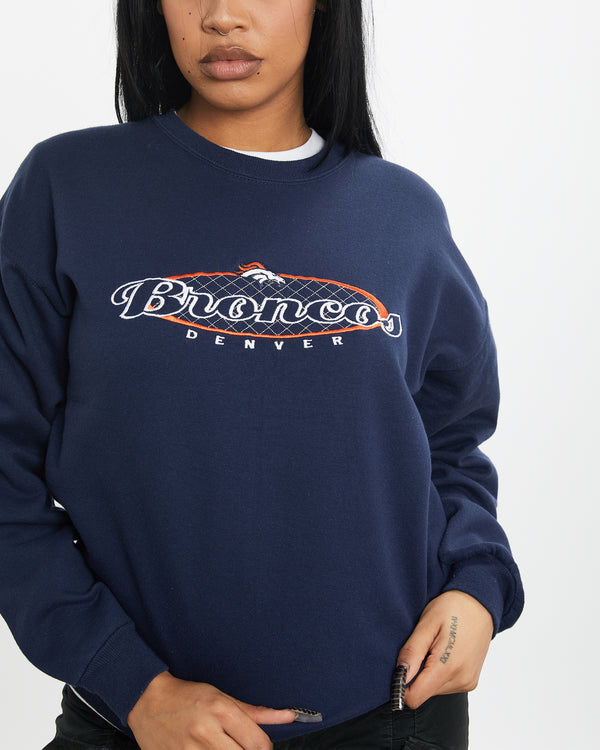 Vintage 90s Champion NFL Denver Broncos Sweatshirt <br>S , The Real Deal , newtown, sydney, australia, thrift store, opshop, preloved, secondhand, sustainable, retro, antique, 70s, 80s, 90s, 2000s, 00s, fashion, clothing, streetwear, trendy, garment, style, boutique, store, shop, archive, sale, cheap, best, top