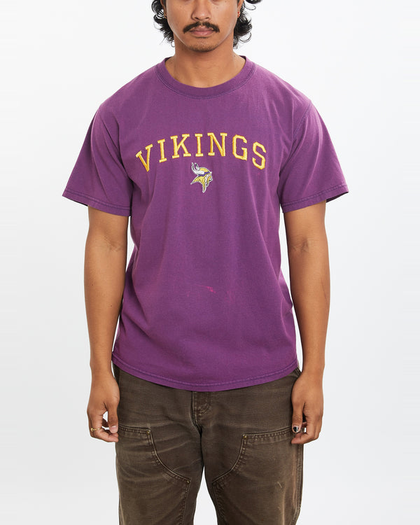 Vintage NFL Minnesota Vikings Tee <br>M , The Real Deal , newtown, sydney, australia, thrift store, opshop, preloved, secondhand, sustainable, retro, antique, 70s, 80s, 90s, 2000s, 00s, fashion, clothing, streetwear, trendy, garment, style, boutique, store, shop, archive, sale, cheap, best, top