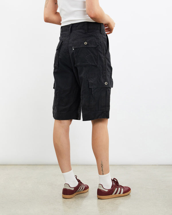 Vintage, Levi's, Cargo, Shorts, The Real Deal, size 31", colour Black, newtown, sydney, australia, thrift store, opshop, preloved, secondhand, sustainable, retro, antique, 70s, 80s, 90s, 2000s, 00s, fashion, clothing, streetwear, trendy, garment, style, boutique, store, shop, archive, sale, cheap, best, top, Shorts