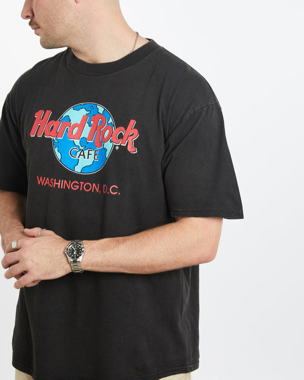 Vintage 90s Hard Rock Cafe Tee <br>L , The Real Deal , newtown, sydney, australia, thrift store, opshop, preloved, secondhand, sustainable, retro, antique, 70s, 80s, 90s, 2000s, 00s, fashion, clothing, streetwear, trendy, garment, style, boutique, store, shop, archive, sale, cheap, best, top