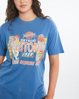 Vintage 1989 NBA Detroit Pistons Tee <br>M , The Real Deal , newtown, sydney, australia, thrift store, opshop, preloved, secondhand, sustainable, retro, antique, 70s, 80s, 90s, 2000s, 00s, fashion, clothing, streetwear, trendy, garment, style, boutique, store, shop, archive, sale, cheap, best, top