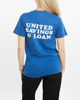 Vintage 80s Marshfield 'United Savings & Loan' Tee <br>XS , The Real Deal , newtown, sydney, australia, thrift store, opshop, preloved, secondhand, sustainable, retro, antique, 70s, 80s, 90s, 2000s, 00s, fashion, clothing, streetwear, trendy, garment, style, boutique, store, shop, archive, sale, cheap, best, top