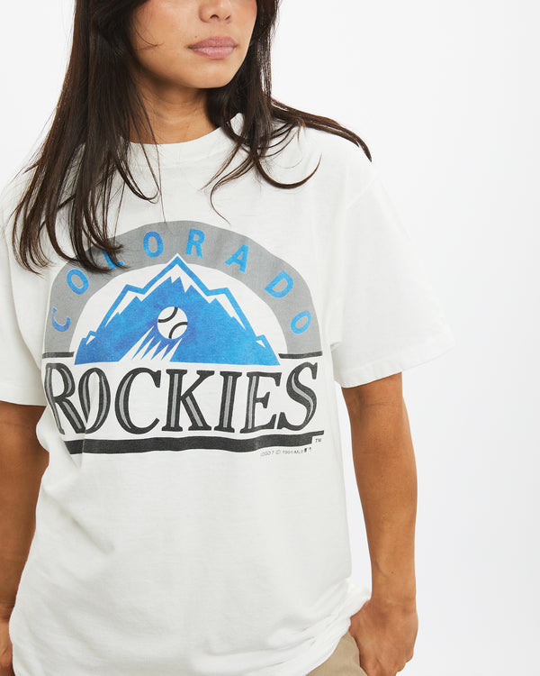 Vintage 1991 MLB Colorado Rockies Tee <br>XS