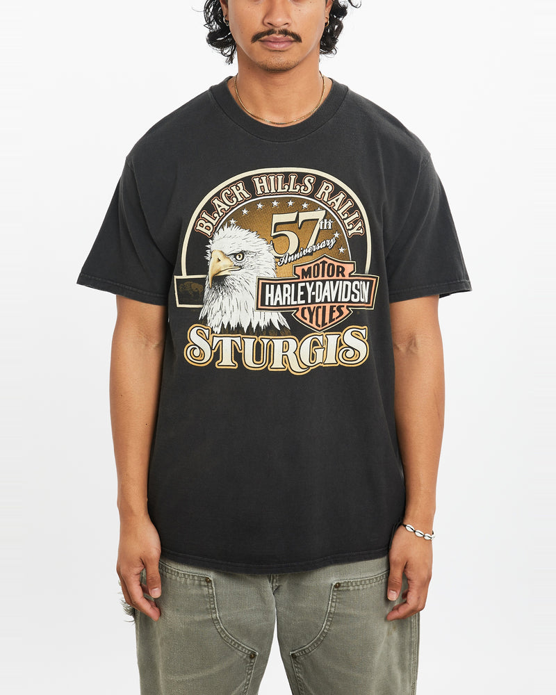 Vintage 1997 Harley Davidson Sturgis Rally Tee <br>L , The Real Deal , newtown, sydney, australia, thrift store, opshop, preloved, secondhand, sustainable, retro, antique, 70s, 80s, 90s, 2000s, 00s, fashion, clothing, streetwear, trendy, garment, style, boutique, store, shop, archive, sale, cheap, best, top