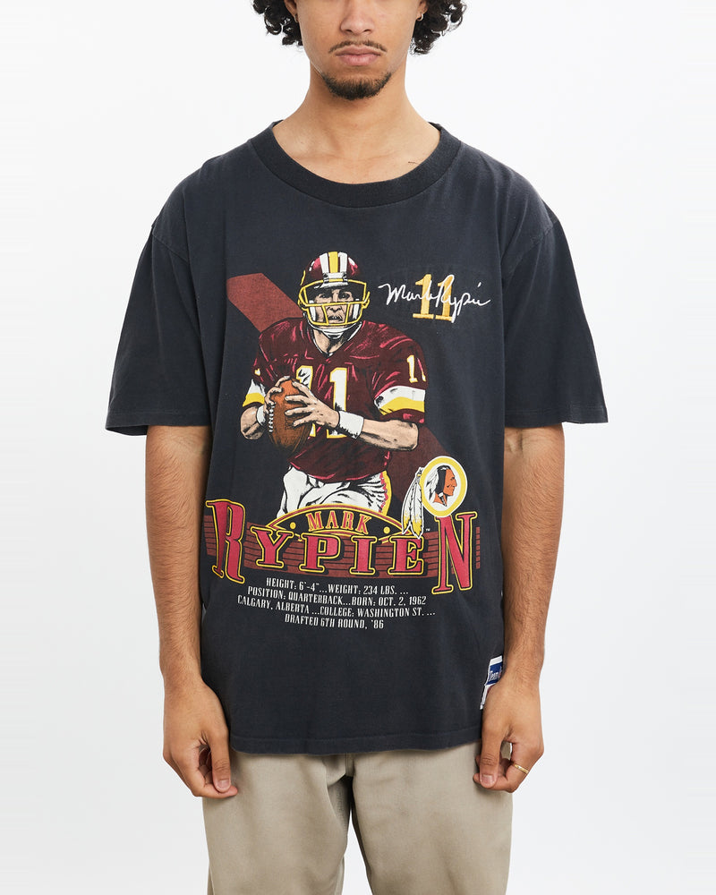 Vintage 90s NFL Washington Redskins 'Mark Rypien' Tee <br>M , The Real Deal , newtown, sydney, australia, thrift store, opshop, preloved, secondhand, sustainable, retro, antique, 70s, 80s, 90s, 2000s, 00s, fashion, clothing, streetwear, trendy, garment, style, boutique, store, shop, archive, sale, cheap, best, top