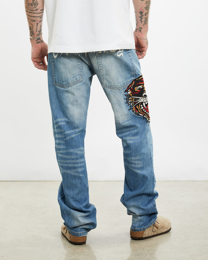 Vintage Ed Hardy Denim Jeans <br>31"