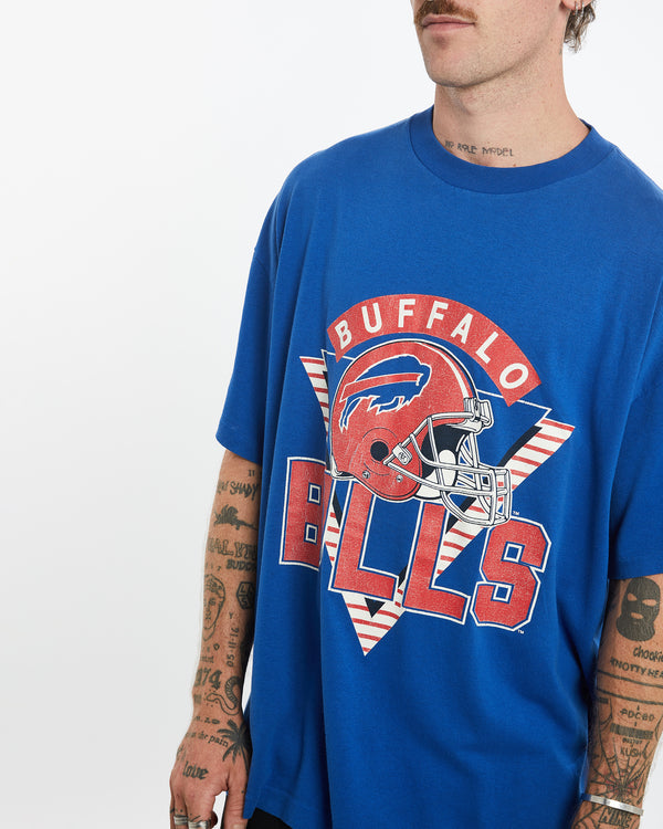 Vintage 80s NFL Buffalo Bills Tee <br>L , The Real Deal , newtown, sydney, australia, thrift store, opshop, preloved, secondhand, sustainable, retro, antique, 70s, 80s, 90s, 2000s, 00s, fashion, clothing, streetwear, trendy, garment, style, boutique, store, shop, archive, sale, cheap, best, top