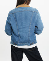 Vintage 70s Wrangler Sherpa Lined Denim Jacket <br>S