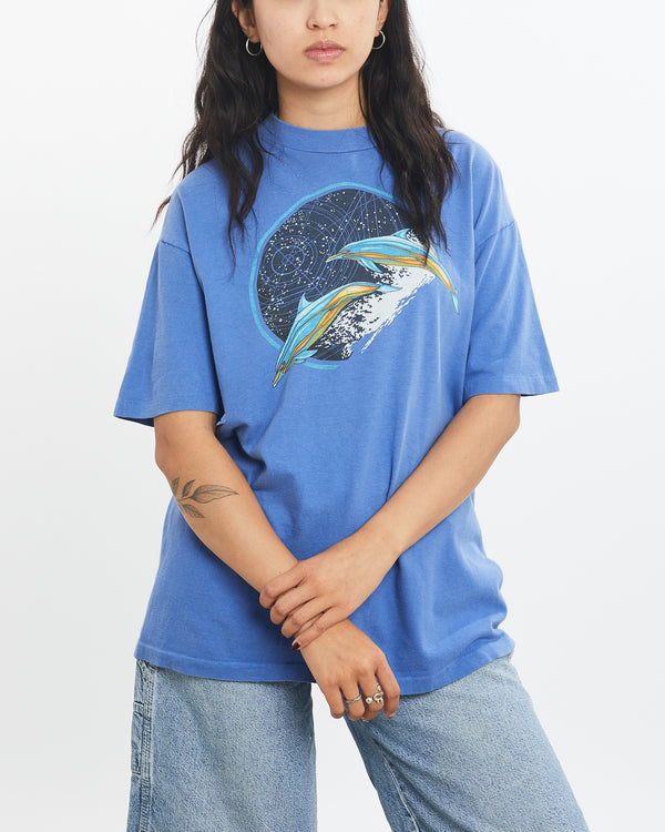 Vintage 1986 Dolphin Wildlife Tee <br>XS