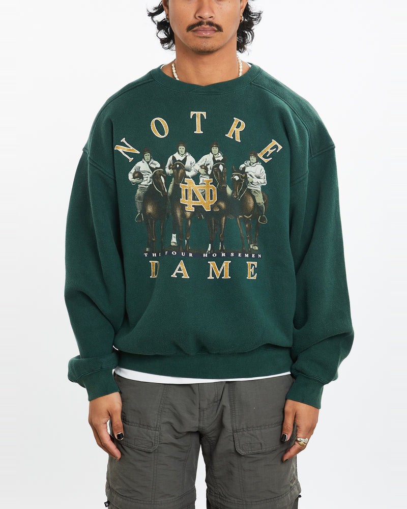 Vintage 90s University of Notre Dame Sweatshirt <br>L