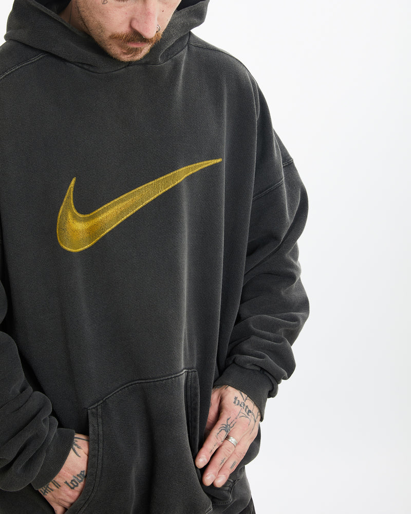 Vintage 90s Nike Hooded Sweatshirt <br>XL , The Real Deal , newtown, sydney, australia, thrift store, opshop, preloved, secondhand, sustainable, retro, antique, 70s, 80s, 90s, 2000s, 00s, fashion, clothing, streetwear, trendy, garment, style, boutique, store, shop, archive, sale, cheap, best, top