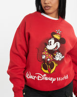 Vintage 90s Disney Minnie Mouse Sweatshirt <br>M