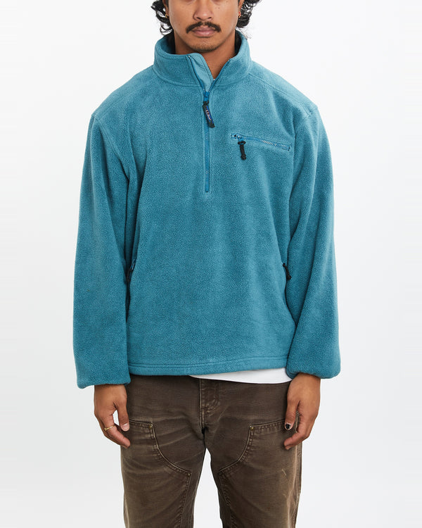 90s L.L. Bean Quarter Zip Fleece Sweatshirt <br>M