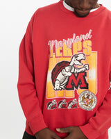 Vintage 90s NCAA University of Maryland Terps Sweatshirt <br>L , The Real Deal , newtown, sydney, australia, thrift store, opshop, preloved, secondhand, sustainable, retro, antique, 70s, 80s, 90s, 2000s, 00s, fashion, clothing, streetwear, trendy, garment, style, boutique, store, shop, archive, sale, cheap, best, top