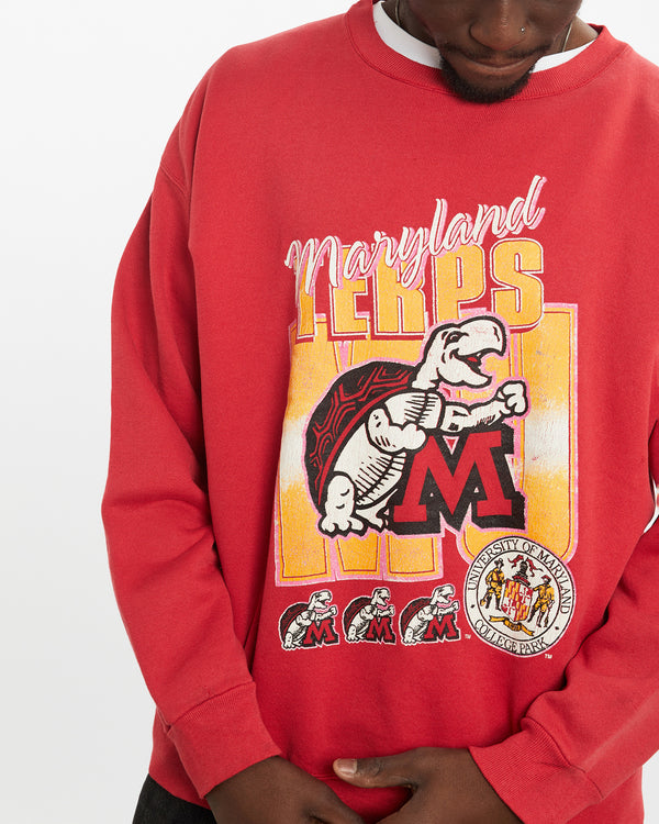 Vintage 90s NCAA University of Maryland Terps Sweatshirt <br>L