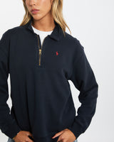 Vintage 90s Polo Ralph Lauren Quarter Zip Sweatshirt <br>XS