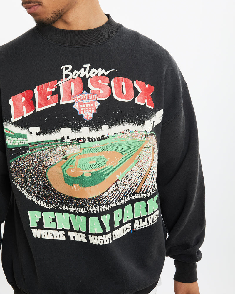 Vintage 1991 MLB Boston Red Sox Sweatshirt <br>M