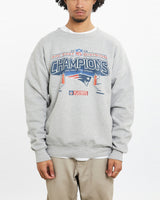 Vintage NFL New England Patriots Sweatshirt <br>M , The Real Deal , newtown, sydney, australia, thrift store, opshop, preloved, secondhand, sustainable, retro, antique, 70s, 80s, 90s, 2000s, 00s, fashion, clothing, streetwear, trendy, garment, style, boutique, store, shop, archive, sale, cheap, best, top