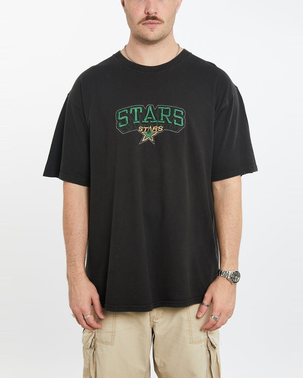 Vintage 90s NHL Dallas Stars Tee <br>L , The Real Deal , newtown, sydney, australia, thrift store, opshop, preloved, secondhand, sustainable, retro, antique, 70s, 80s, 90s, 2000s, 00s, fashion, clothing, streetwear, trendy, garment, style, boutique, store, shop, archive, sale, cheap, best, top