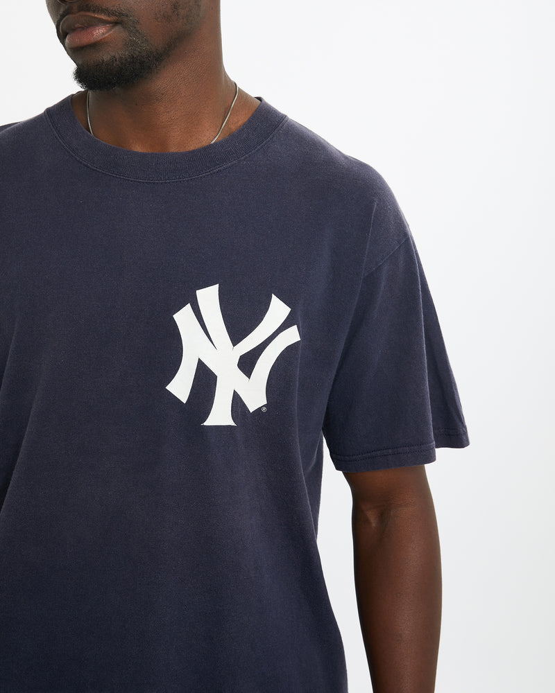 Vintage 90s MLB New York Yankees Tee <br>L , The Real Deal , newtown, sydney, australia, thrift store, opshop, preloved, secondhand, sustainable, retro, antique, 70s, 80s, 90s, 2000s, 00s, fashion, clothing, streetwear, trendy, garment, style, boutique, store, shop, archive, sale, cheap, best, top