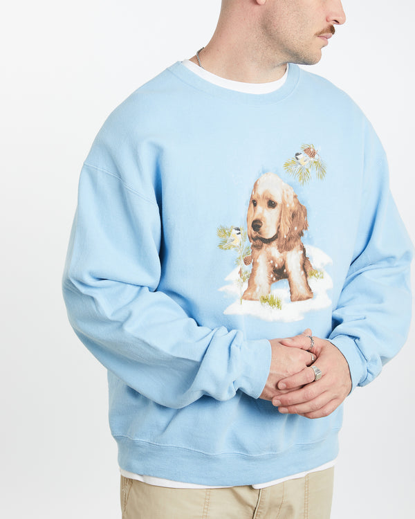 Vintage Cocker Spaniel Sweatshirt <br>XL , The Real Deal , newtown, sydney, australia, thrift store, opshop, preloved, secondhand, sustainable, retro, antique, 70s, 80s, 90s, 2000s, 00s, fashion, clothing, streetwear, trendy, garment, style, boutique, store, shop, archive, sale, cheap, best, top