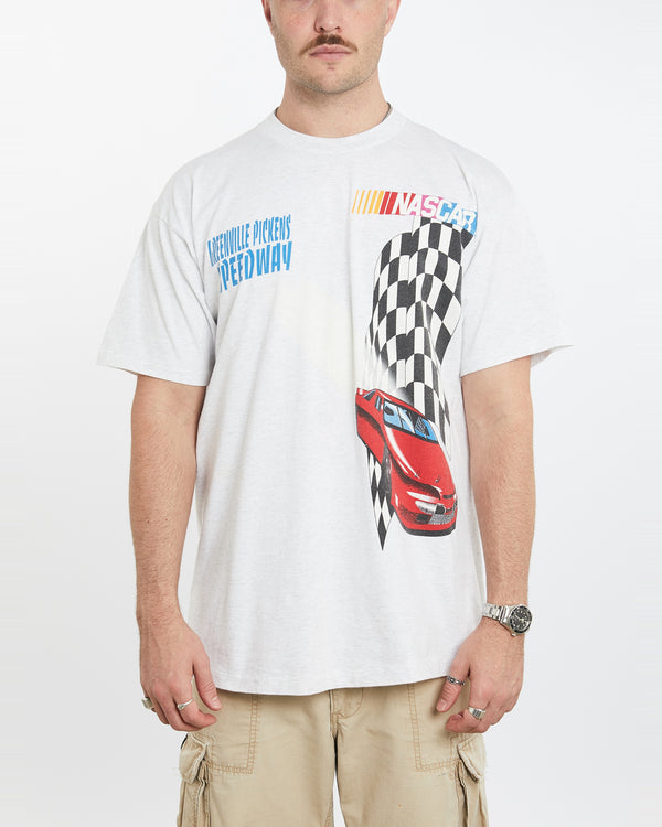 Vintage 1996 NASCAR Racing Tee <br>L , The Real Deal , newtown, sydney, australia, thrift store, opshop, preloved, secondhand, sustainable, retro, antique, 70s, 80s, 90s, 2000s, 00s, fashion, clothing, streetwear, trendy, garment, style, boutique, store, shop, archive, sale, cheap, best, top