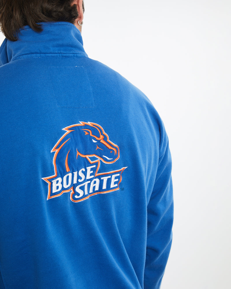 Vintage Boise State Broncos Quarter Zip Sweatshirt <br>XL